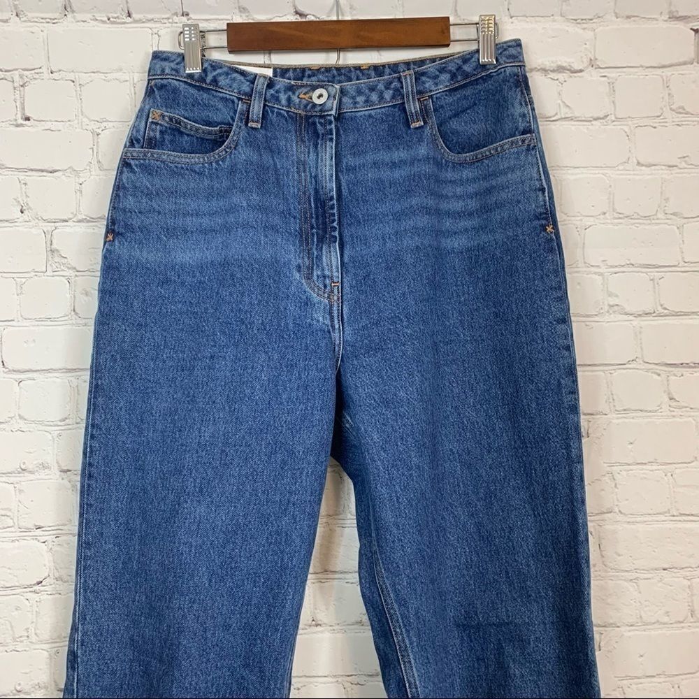 ASOS Collusion Mom Jeans size 30long Dark Wash - Picture 2 of 12